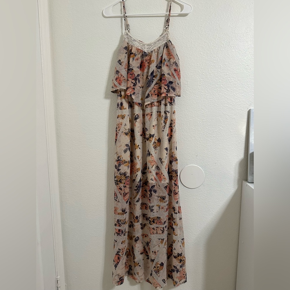 Floral Cream Dress
